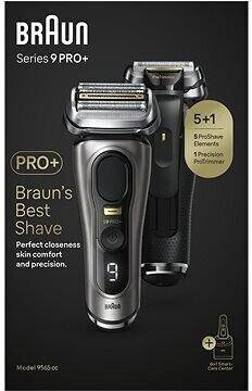 Braun 9565cc Series 9 Pro+ Elektrorasierer , Reinigungsstation, Precision ProTrimmer