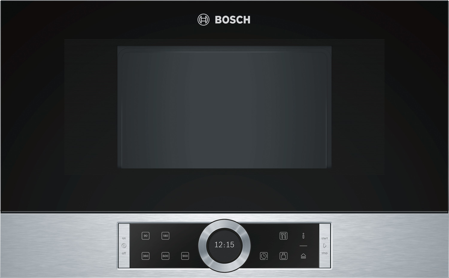 Bosch BFL634GS1, Einbau-Mikrowelle, Serie 8, 900 W, Edelstahl, AutoPilot, 56 - 57 cm breit