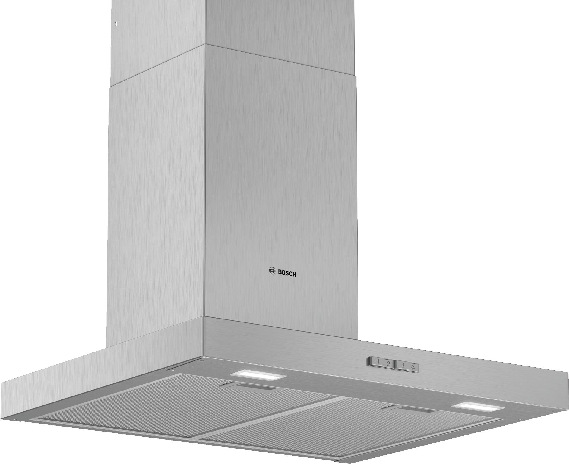 Bosch DWB66BC50 Serie 2 Wandesse, 60 cm breit, Ab-& Umluft, Box-Design, Edelstahl